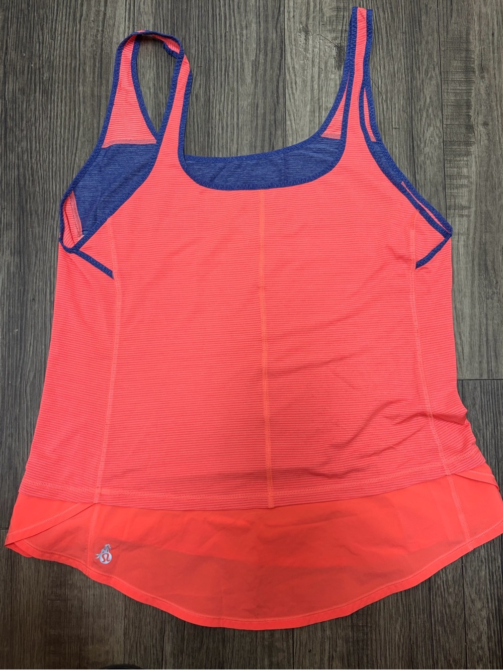 (#27) Lululemon SeaWheeze SUPER Rare Neon Pink Purple Running Tank Size 8-10 - Picture 3 of 8